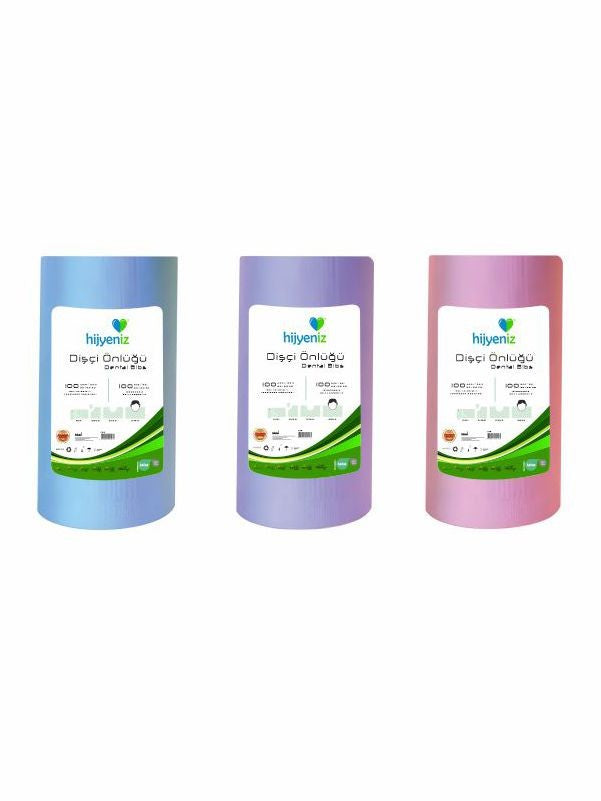 Tek Kullanımlık Dental Önlük 34x42cm 100 Yapraklı - Yapışkanlı