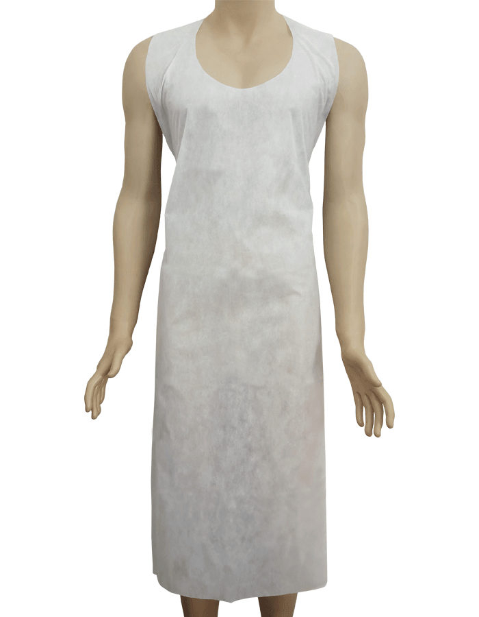 Tek Kullanımlık Personel Önlüğü Naylon Bağcıklı 50 Adet/Paket