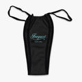 Logo Baskılı Spa Unisex Tanga Siyah 500 ADET