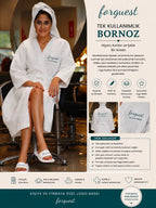 Logo Baskılı Tek Kullanımlık Bornoz 500 ADET