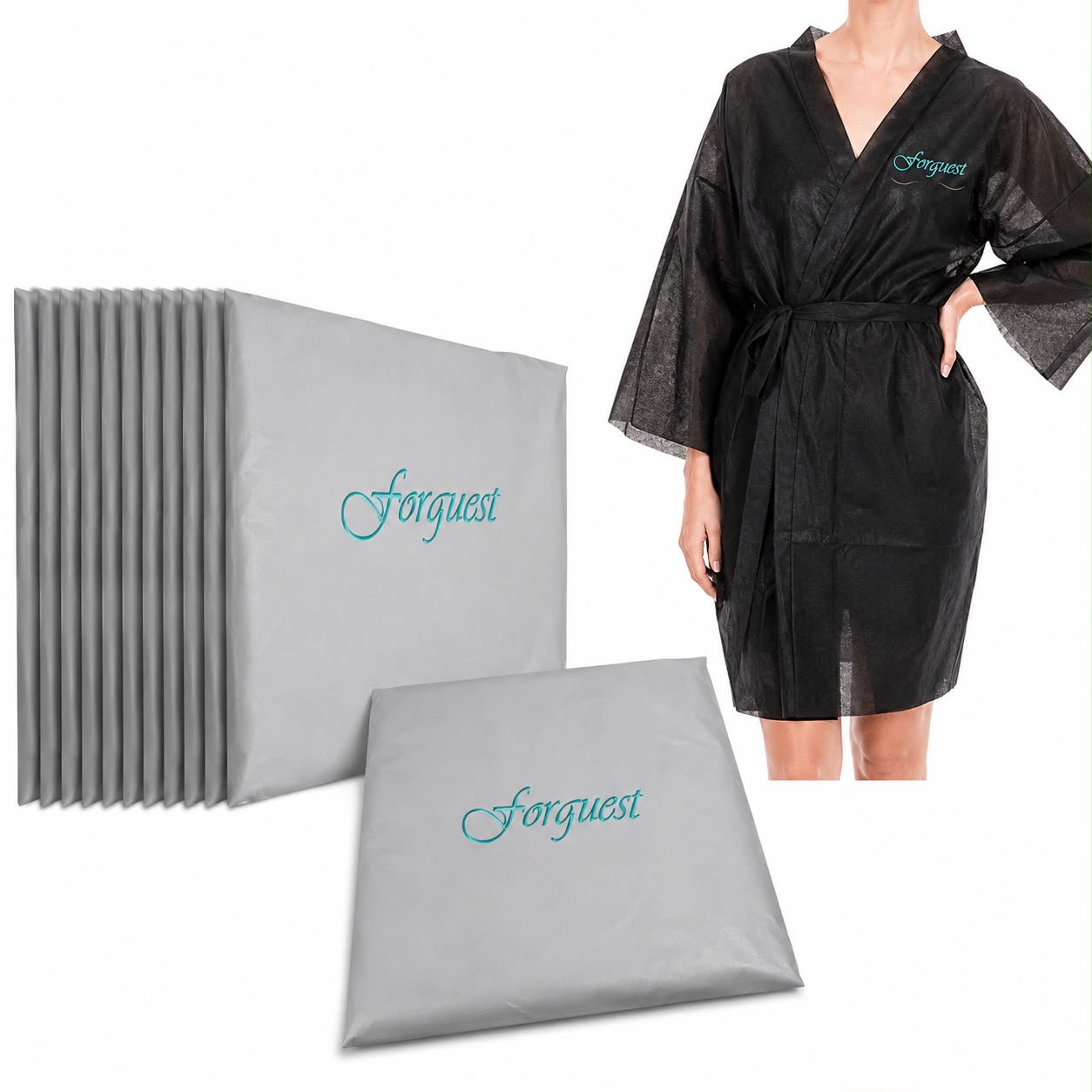 Logo Baskılı Tek Kullanımlık Kimono 500 ADET