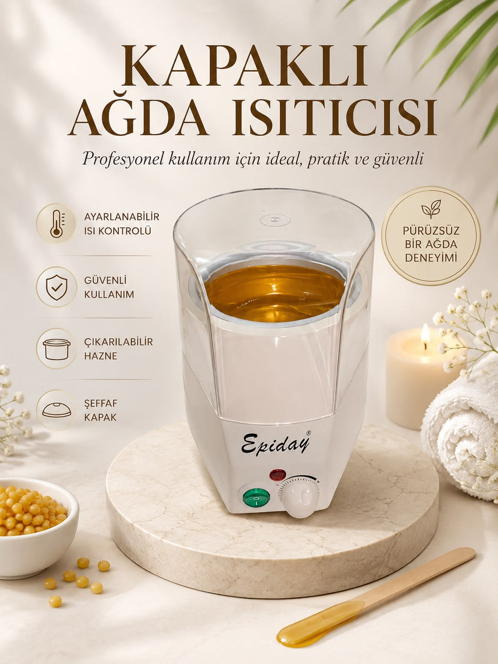 Kavanoz Ağda Isıtıcı
