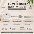 El Ve Dirsek Bakım Seti Dirsek Bakım Törpüsü+ Kapaklı Törpü+ Midye Törpü