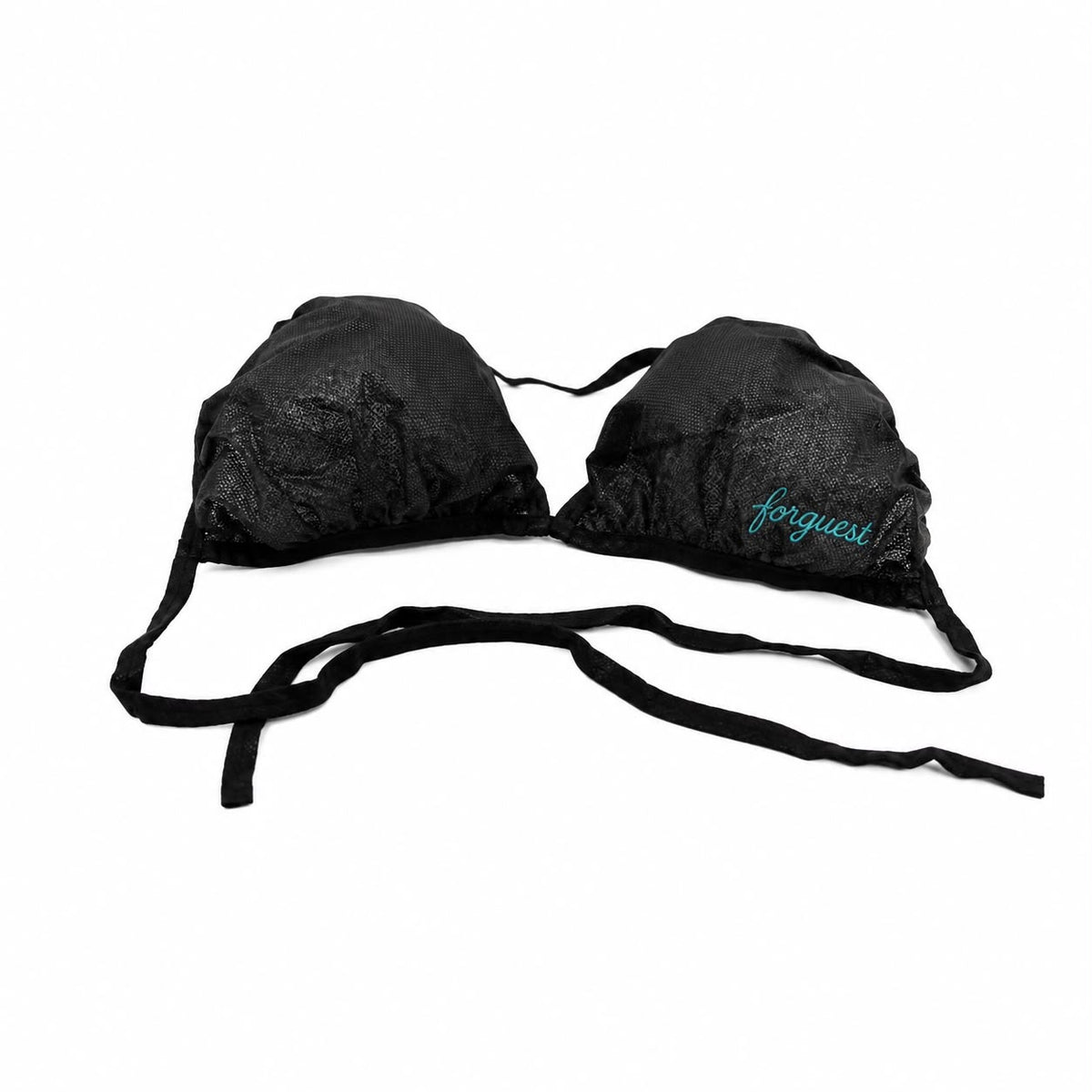 Logo Baskılı Spa Unisex Sütyen Siyah 500 ADET
