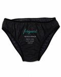Logo Baskılı Spa Siyah Külot - Unisex 500 ADET/PAKET