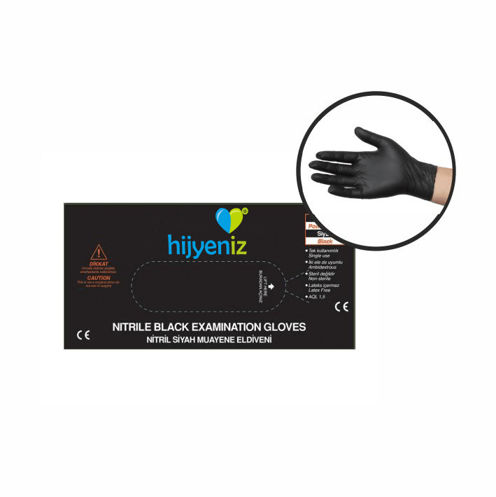 Tek Kullanımlık Eldiven Nitril  2 Adet/Paket