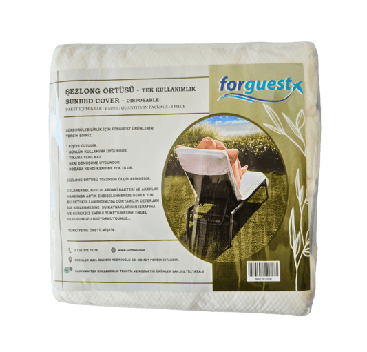 Tek Kullanımlık Şezlong Havlusu (Minder Kılıfı)-(Paket 12 Adet)