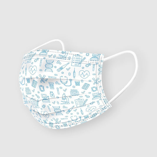 Maske Tek Kullanımlık Yetişkin  İçin Medikal İkonlar